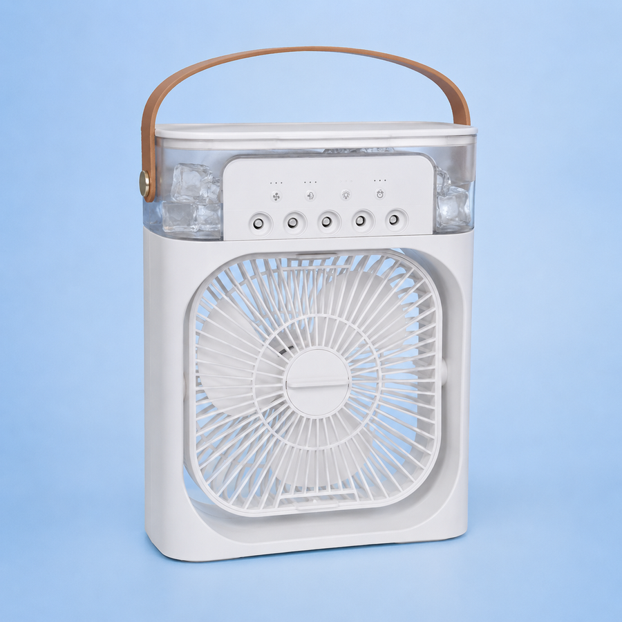 Fraîk — Ventilateur Rafraîchisseur d'Air Portable 3-en-1